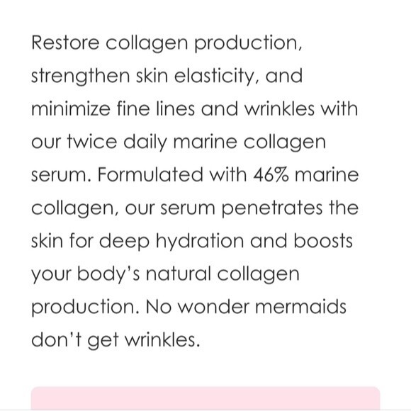 Soon Mermaid Marine Collagen Serum NWT - 1.0 ml - Picture 4 of 5